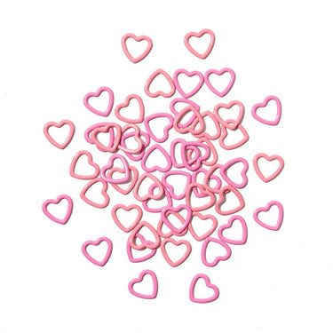 SOHMO Heart Stitch Markers | Closed Enamel Knitting Markers in option at Knit With Me yarn shop