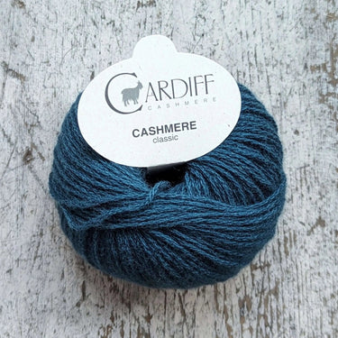Cardiff Cashmere Classic yarn ball for Sophie Scarf Kit knitting project.