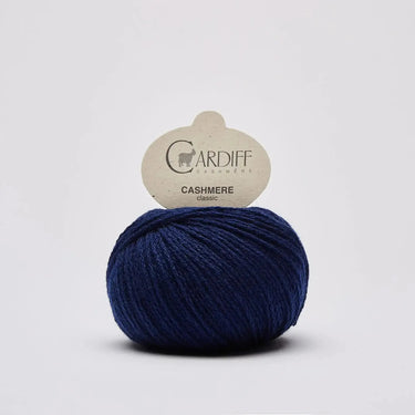 Ball of Cardiff Cashmere Classic yarn used in Sophie Scarf Kit