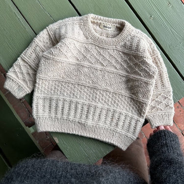 Storm Sweater Junior | PetiteKnit | Printed Pattern in option at Knit With Me yarn shop