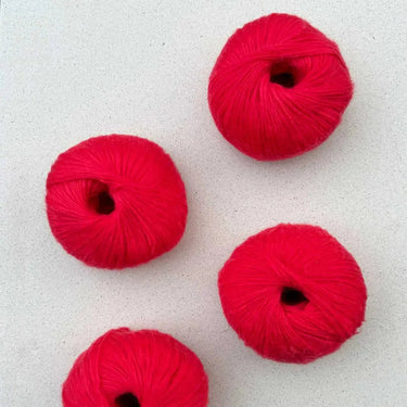 Suave | Pascuali | Cotton that feels like Cashmere, Colour: Strawberry 74, Organic cotton yarn that feels like cashmere! Suave from Pascuali is a soft alternative yarn for wool allergies or sensitive skin and is vegan-friendly., Knit With Me