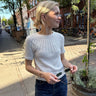 Sunday Tee | PetiteKnit | Printed Pattern in option at Knit With Me yarn shop