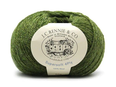 J.C. Rennie | Supersoft 4ply Yarn | 100% Wool, Color: New Amethyst, J.C. Rennie Supersoft 4ply is the original Scottish supersoft wool yarn, featuring a Shetland-style look and heathered tones. Ideal for colourwork and layering., Knit With Me