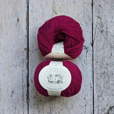 J.C. Rennie | Supersoft 4ply Yarn | 100% Wool, Color: Lavish, J.C. Rennie Supersoft 4ply is the original Scottish supersoft wool yarn, featuring a Shetland-style look and heathered tones. Ideal for colourwork and layering., Knit With Me