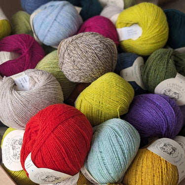 J.C. Rennie | Supersoft 4ply Yarn | 100% Wool, Color: New Amethyst, J.C. Rennie Supersoft 4ply is the original Scottish supersoft wool yarn, featuring a Shetland-style look and heathered tones. Ideal for colourwork and layering., Knit With Me