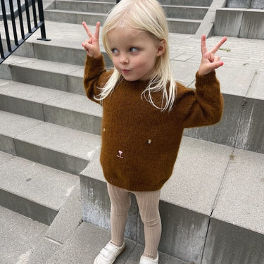 Teddy Bear Sweater | PetiteKnit | Printed Pattern in option at Knit With Me yarn shop