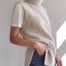 Terrazzo Slipover | PetiteKnit | Printed Pattern in option at Knit With Me yarn shop