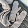 Vienna Set Kit | PetiteKnit Mittens & Scarf in Cashmere, Color: 599 PANNA, Knit the Vienna Set by PetiteKnit in Cardiff Cashmere. Includes 9 balls & PDF pattern—luxury kit for scarf & mittens, perfect for gifting., Knit With Me