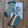 The Snow Day Sock Kit in option at Knit With Me yarn shop