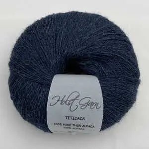 Holst Garn | Titicaca Yarn | Lace Weight Alpaca Wool, Colour: Galaxy, Soft lace weight alpaca yarn—Titicaca is perfect for shawls, baby knits or as a carry-along. Ideal knitting wool UK with stunning colour range., Knit With Me