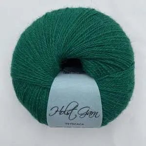 Holst Garn | Titicaca Yarn | Lace Weight Alpaca Wool, Colour: Lush Green, Soft lace weight alpaca yarn—Titicaca is perfect for shawls, baby knits or as a carry-along. Ideal knitting wool UK with stunning colour range., Knit With Me