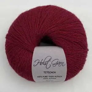 Holst Garn | Titicaca Yarn | Lace Weight Alpaca Wool, Colour: Venetian, Soft lace weight alpaca yarn—Titicaca is perfect for shawls, baby knits or as a carry-along. Ideal knitting wool UK with stunning colour range., Knit With Me