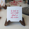To Knit or Not to Knit Greetings Card, , Crafted by Button Meadow Each card includes an envelope Size: 15.5cm x 15.5cm, Knit With Me