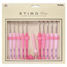 Tulip ETIMO Rose | Cushion Grip Crochet Hook Set, , Enjoy smooth, comfortable crocheting with Tulip ETIMO Rose. This premium 10-hook set includes scissors, yarn needles & tasselled case., Knit With Me