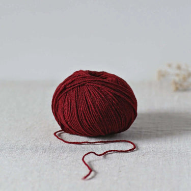Ulysse Yarn | De Rerum Natura (Sport Weight) in Aubepine colour at Knit With Me yarn shop