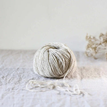 Ulysse Yarn | De Rerum Natura (Sport Weight) in Poivre Blanc colour at Knit With Me yarn shop