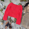 Wave Tee | PetiteKnit | Printed Pattern in option at Knit With Me yarn shop