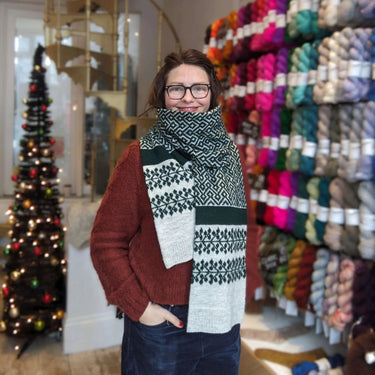 Wool Decanted vintage 23 - Growing Ivy Scarf Kit - Knit With Me