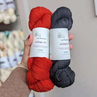 Wool Decanted vintage 23 - Growing Ivy Scarf Kit - Knit With Me